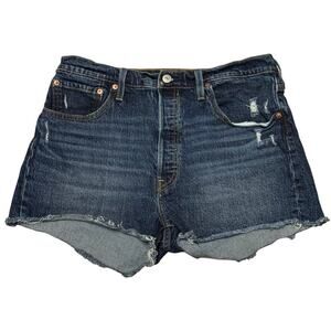 Levi’s 501 High Rise Cutoff Denim Shorts W32